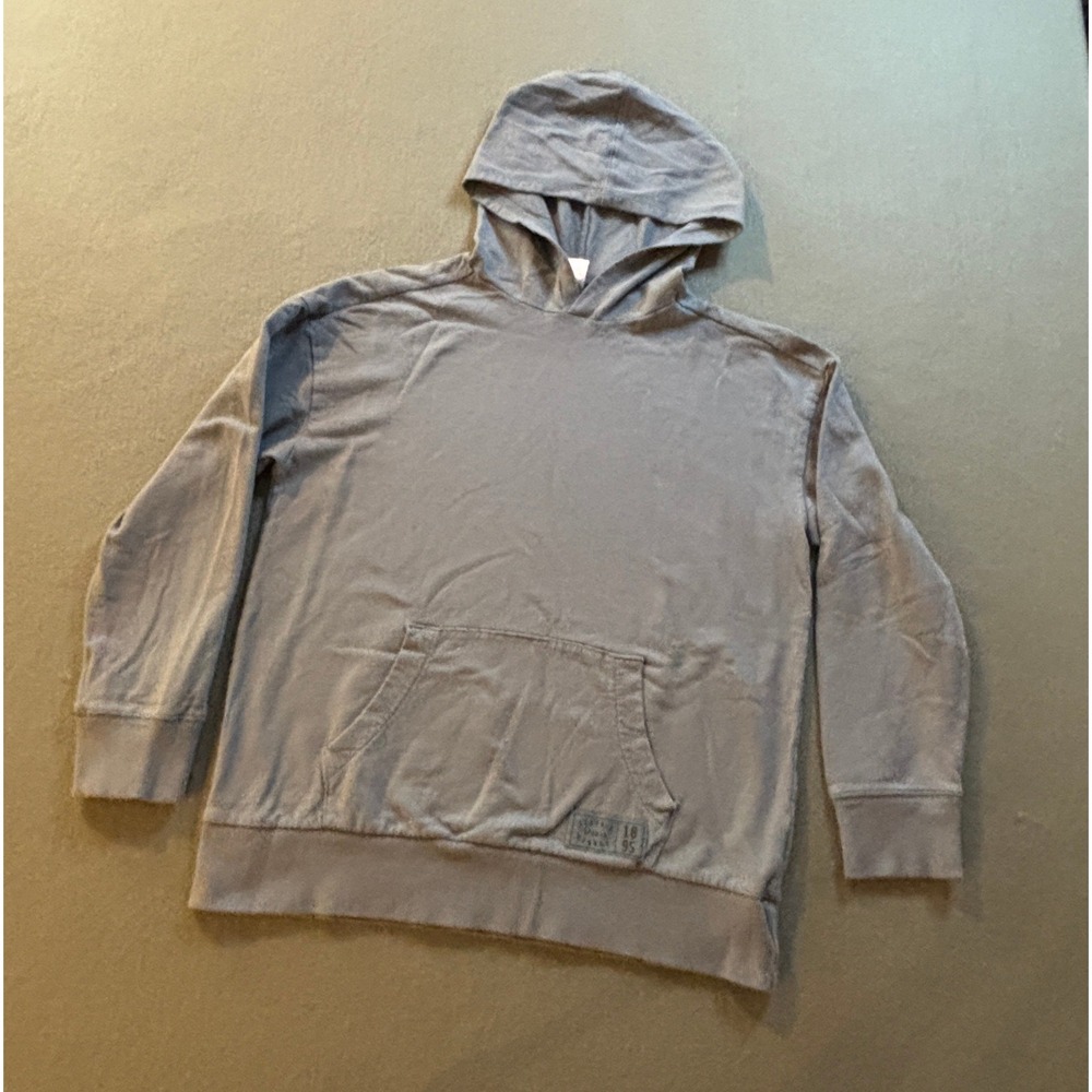 OshKosh B'gosh Boys 14 Gray Pullover Hoodie Sweatshirt Cotton Casual Basic